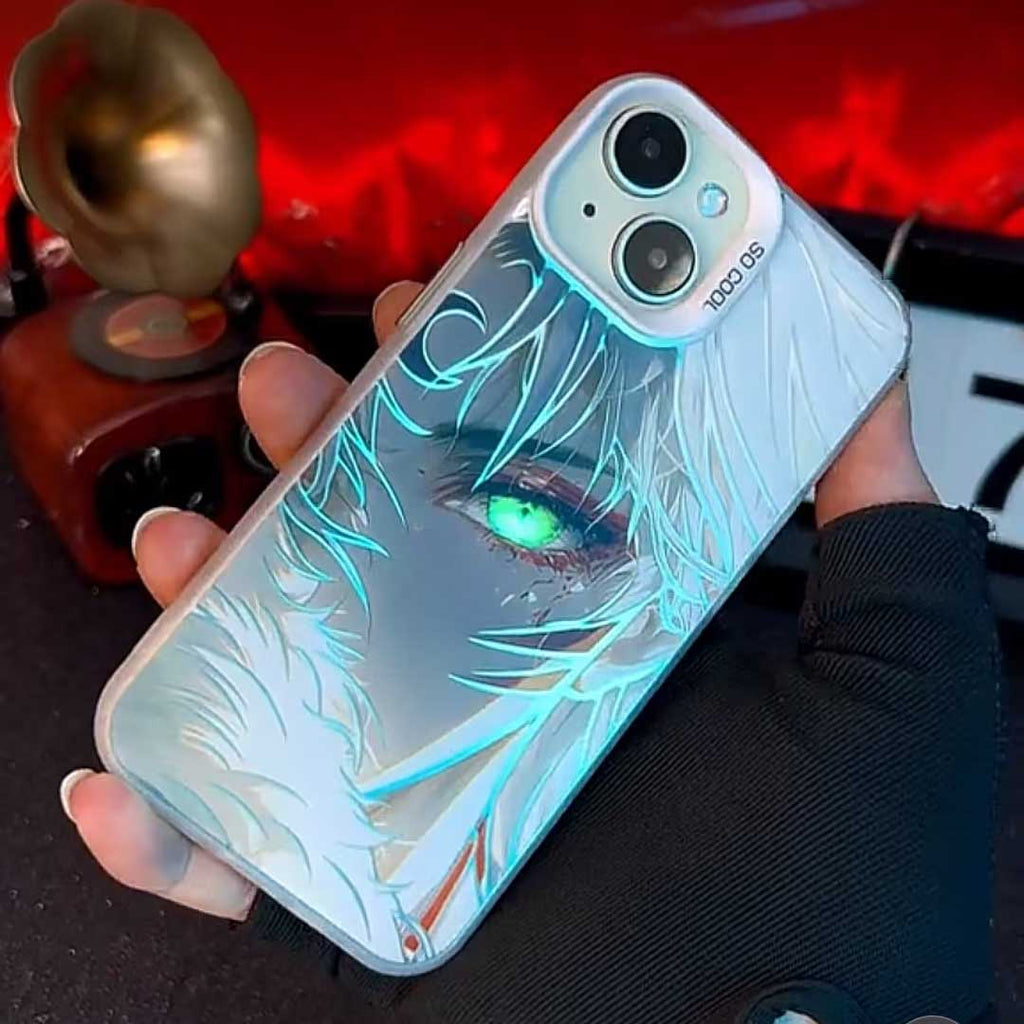 Coque de téléphone anti-collision en silicone tendance raffinée Inuyasha pour iPhone
