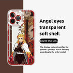 Coque de téléphone antichoc en silicone raffinée tendance Apple pour iPhone, Android Tanjirou/Nezuko