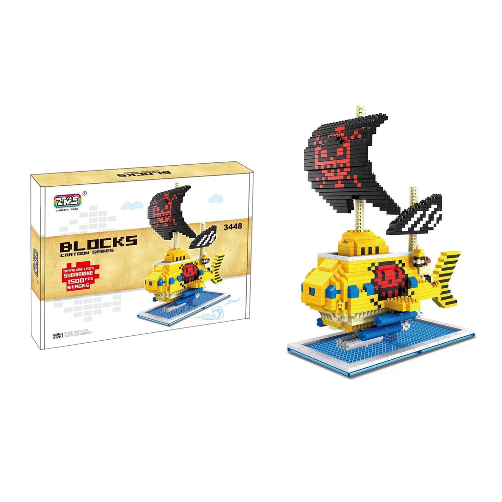 Sunny/Merry Building Blocks bateau pirate miniature
