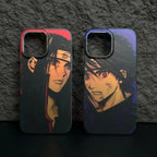 Sasuke/Itachi Coque de téléphone anti-collision en silicone tendance raffiné Apple