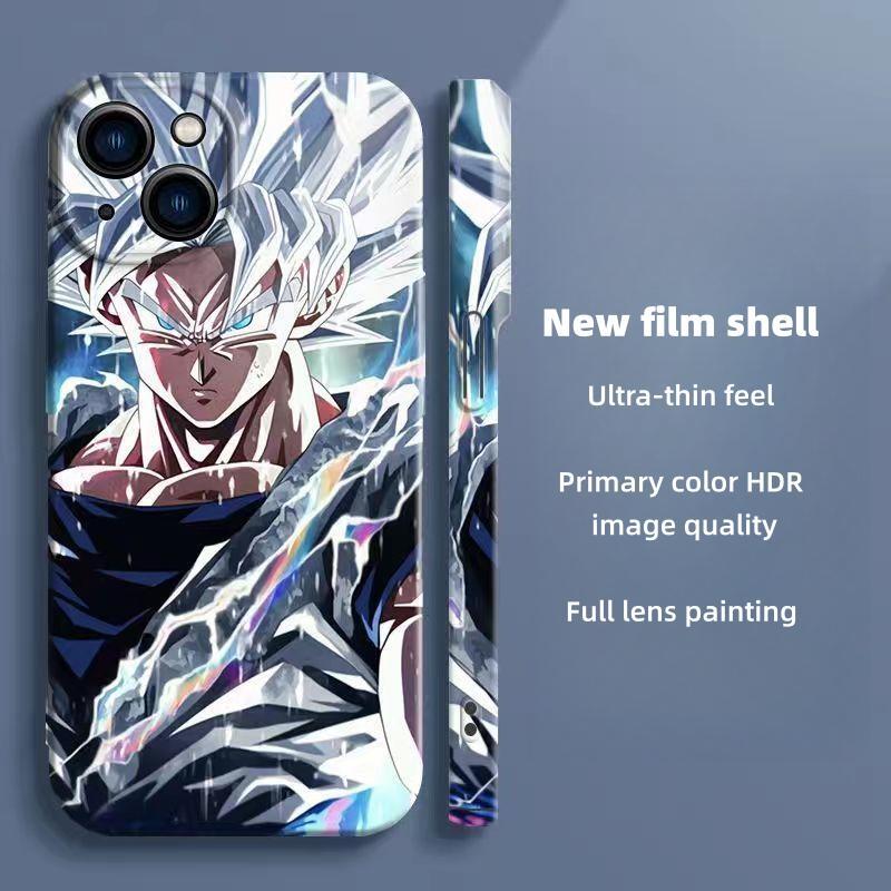 Coque de téléphone Son Goku élégante et cool, résistante aux chutes et aux frottements
