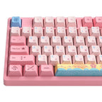 Clavier mécanique rose One Piece Chopper, clavier de jeu rétroéclairé RVB 108 touches