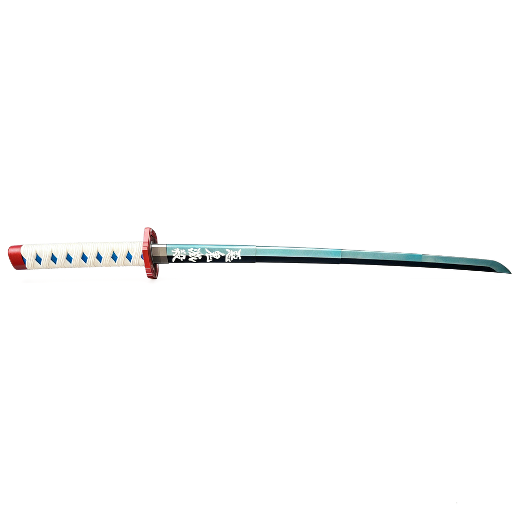 Demon Slayer Tanjiro Zenitsu Katana rétractable, Épée Accessoire de Cosplay Anime