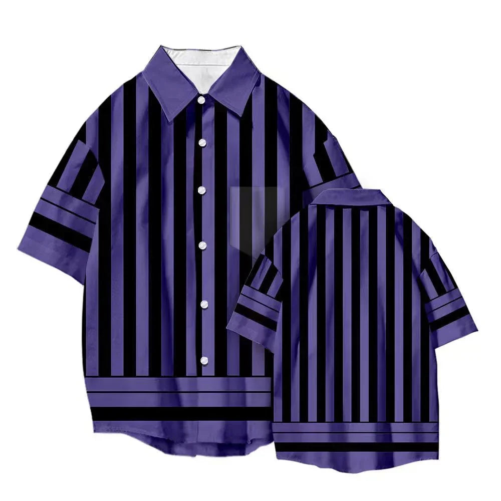 T-shirt Tanjirou/Nezuko, nouveauté été, coupe ample, chemise COS imprimée, tendance jeune décontractée, polyvalente
