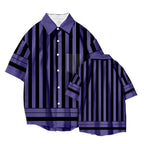 T-shirt Tanjirou/Nezuko, nouveauté été, coupe ample, chemise COS imprimée, tendance jeune décontractée, polyvalente