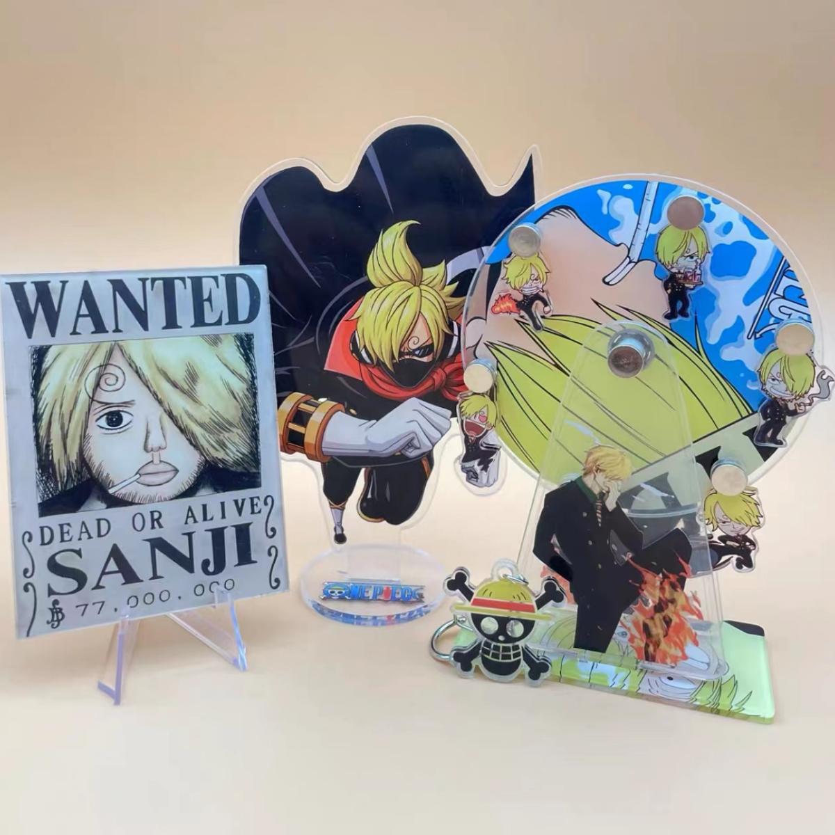 Décoration tour de Luffy/Ace/Sabo en acrylique avec grande roue