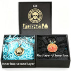 One Piece Necklace & Devil Fruit Enamel Pin Set | Anime Jewelry Gift Box