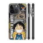 Coque Luffy/Zoro en silicone antichoc pour iPhone