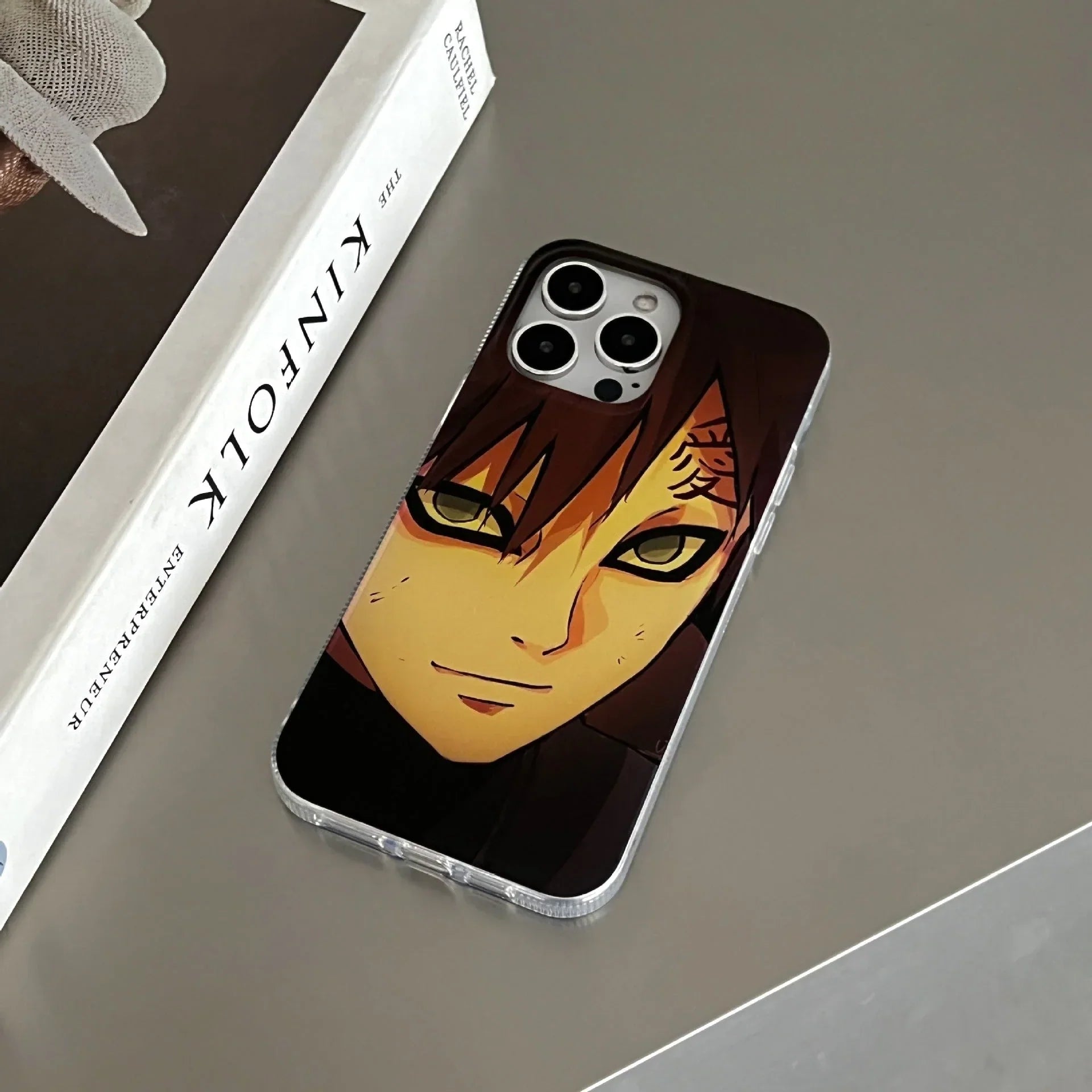 Coque de téléphone Itachi/Gaara Apple exquise en silicone anti-collision