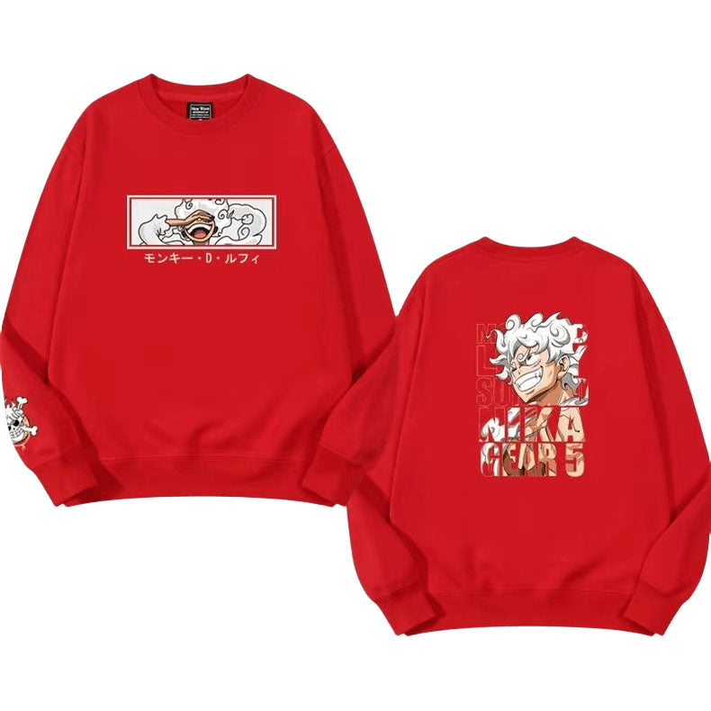 Nika Luffy mode confortable ample chaud manches longues vêtements