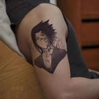 Autocollants de tatouage semi-permanents cool Uchiha Sasuke/Uzumaki/Hatake Kakashi