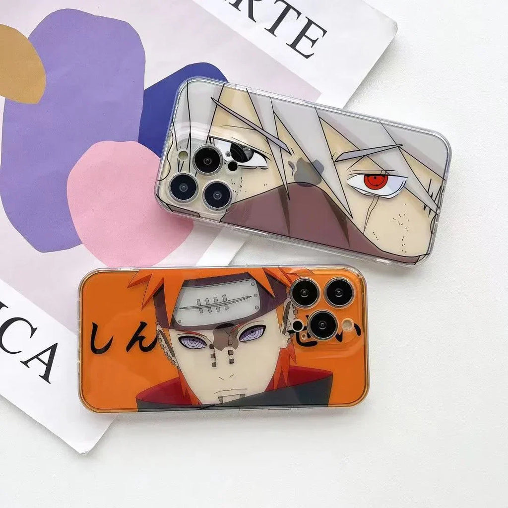 Coque de téléphone antichoc en silicone Pain/Kakashi Apple