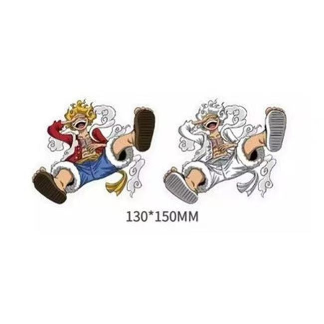 Autocollants 3D dégradés Luffy/Zoro/Nami
