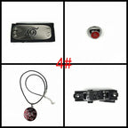 Sasuke1:1 métal kunaishuriken bague bandeau collier costume
