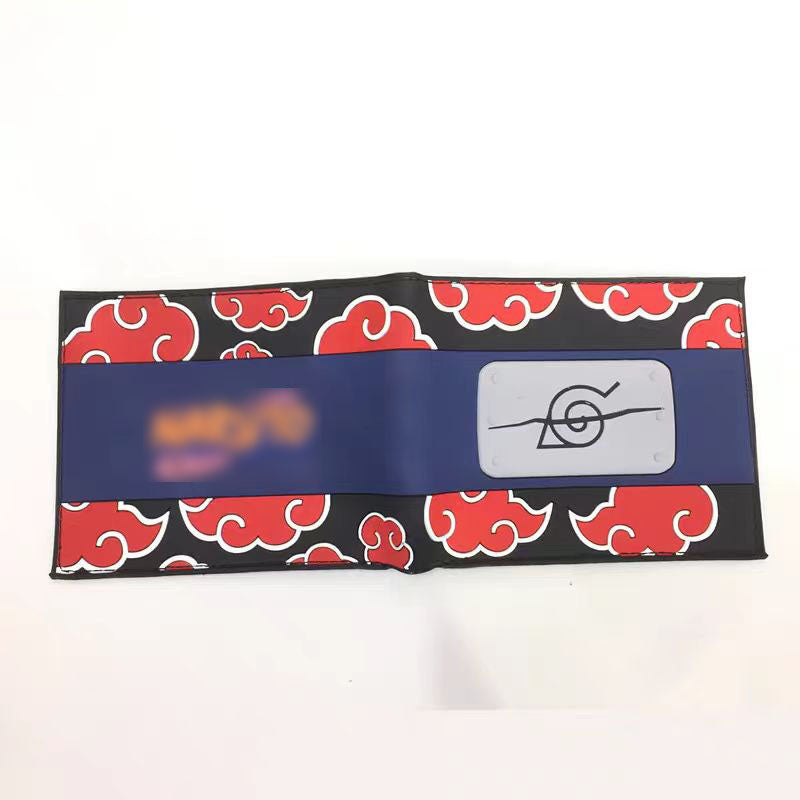Portefeuille Uchiha Itachi à la mode et exquis, cuir de qualité, compartiments raisonnables, style de rangement pratique