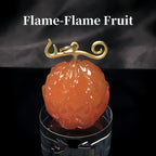 Ensemble collier et pendentif en agate naturelle faits à la main Luffy Fruit du démon