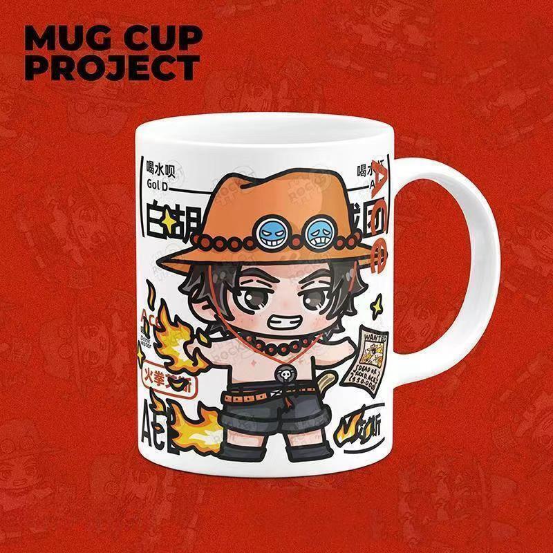 Tasses Luffy/Zoro/Ace Mignon motif personnage Résistant à la chaleur et durable