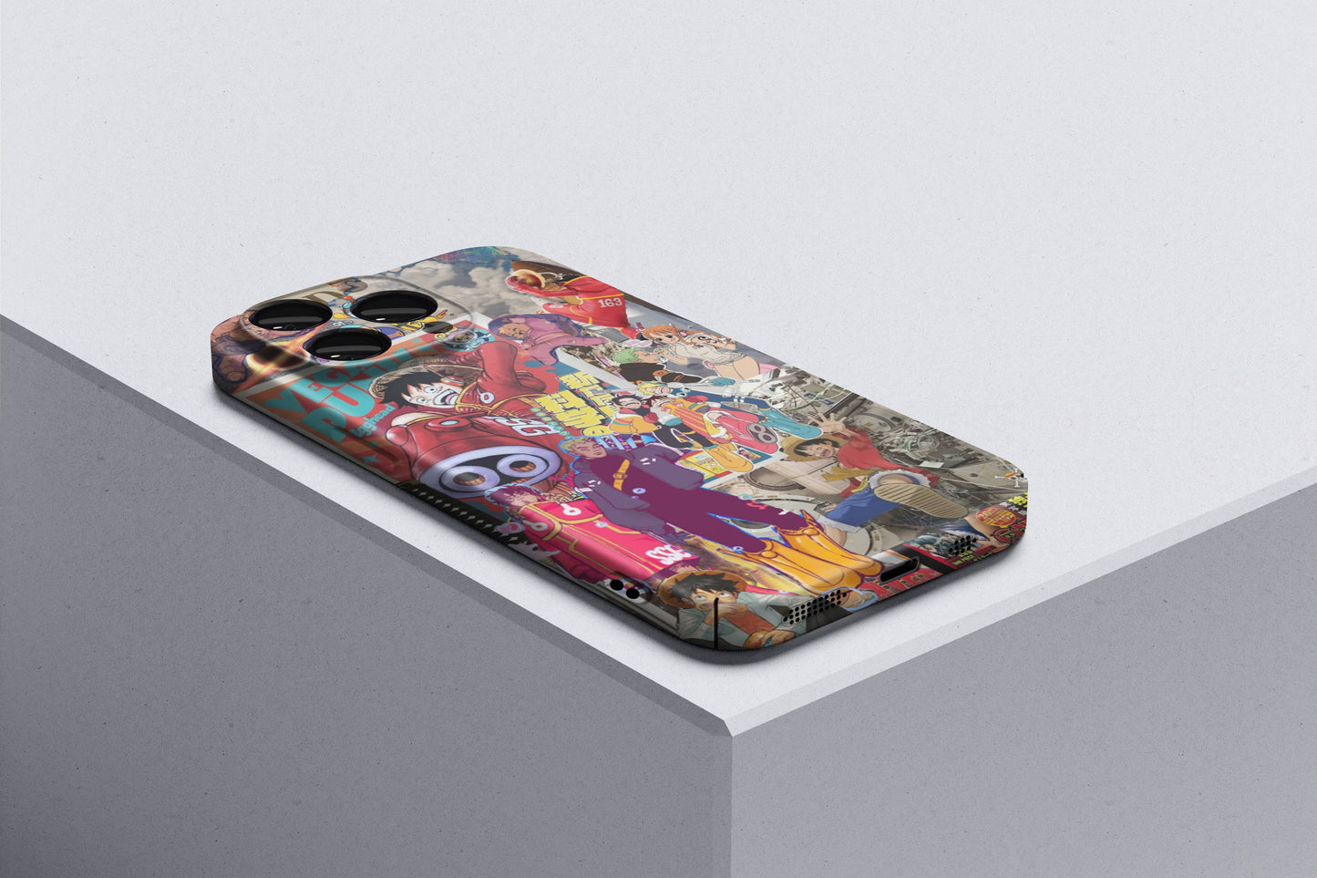 Luffy & Straw Hats In Egg Head Island | One Piece 3D Printed Anime Phone Case