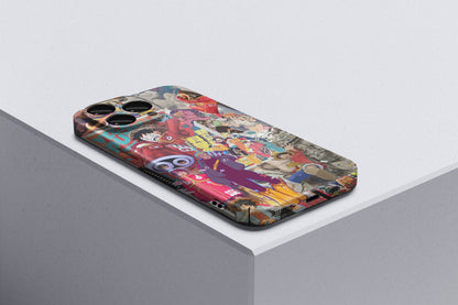 Luffy & Straw Hats In Egg Head Island | One Piece 3D Printed Anime Phone Case