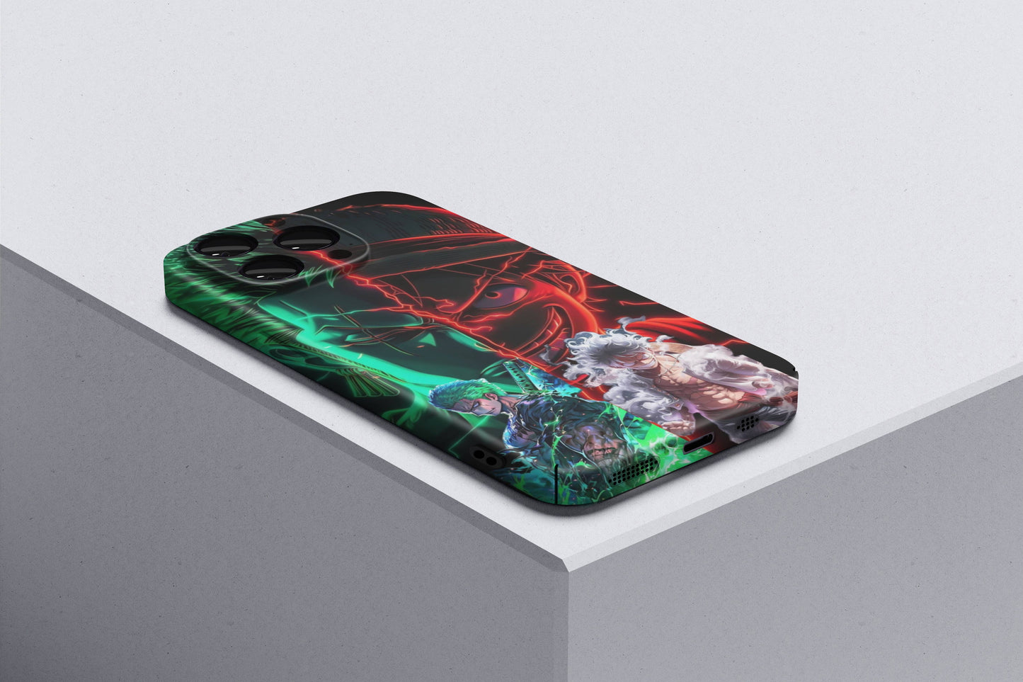 Luffy & Zoro Unstoppable Force | One Piece 3D Printed Anime Phone Case