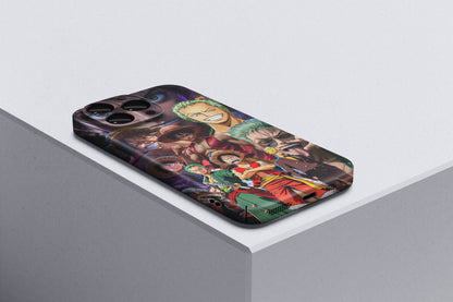 Luffy, Zoro & Sanji Heroes But Crazy | One Piece 3D Printed Anime Phone Case
