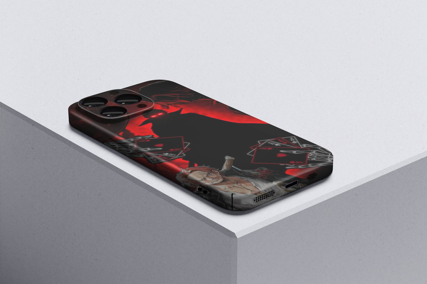 Shanks The Silent Monster | One Piece 3D Printed Anime Phone Case