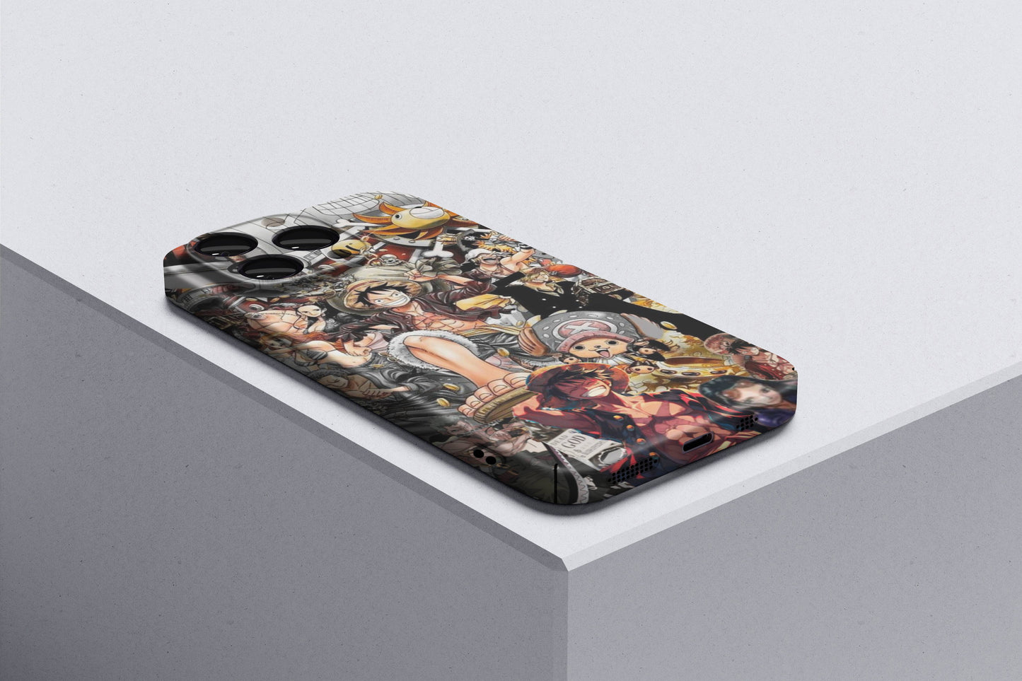 Luffy And The All Straw Hats | One Piece 3D Printed Anime Phone Case