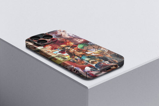 Luffy & Epic Journey Of The Straw Hats | One Piece 3D Printed Anime Phone Case