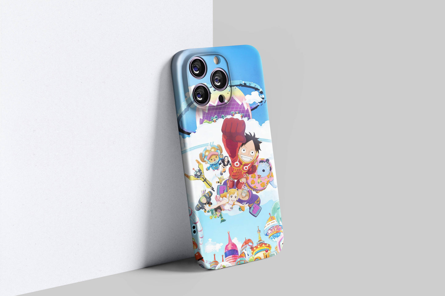 Luffy & Straw Hats In Egg Head Adventure | One Piece 3D Printed Anime Phone Case