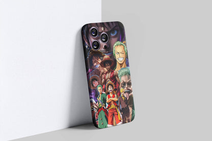 Luffy, Zoro & Sanji Heroes But Crazy | One Piece 3D Printed Anime Phone Case