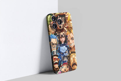 Legendary Straw Hats Pirates | One Piece 3D Printed Anime Phone Case