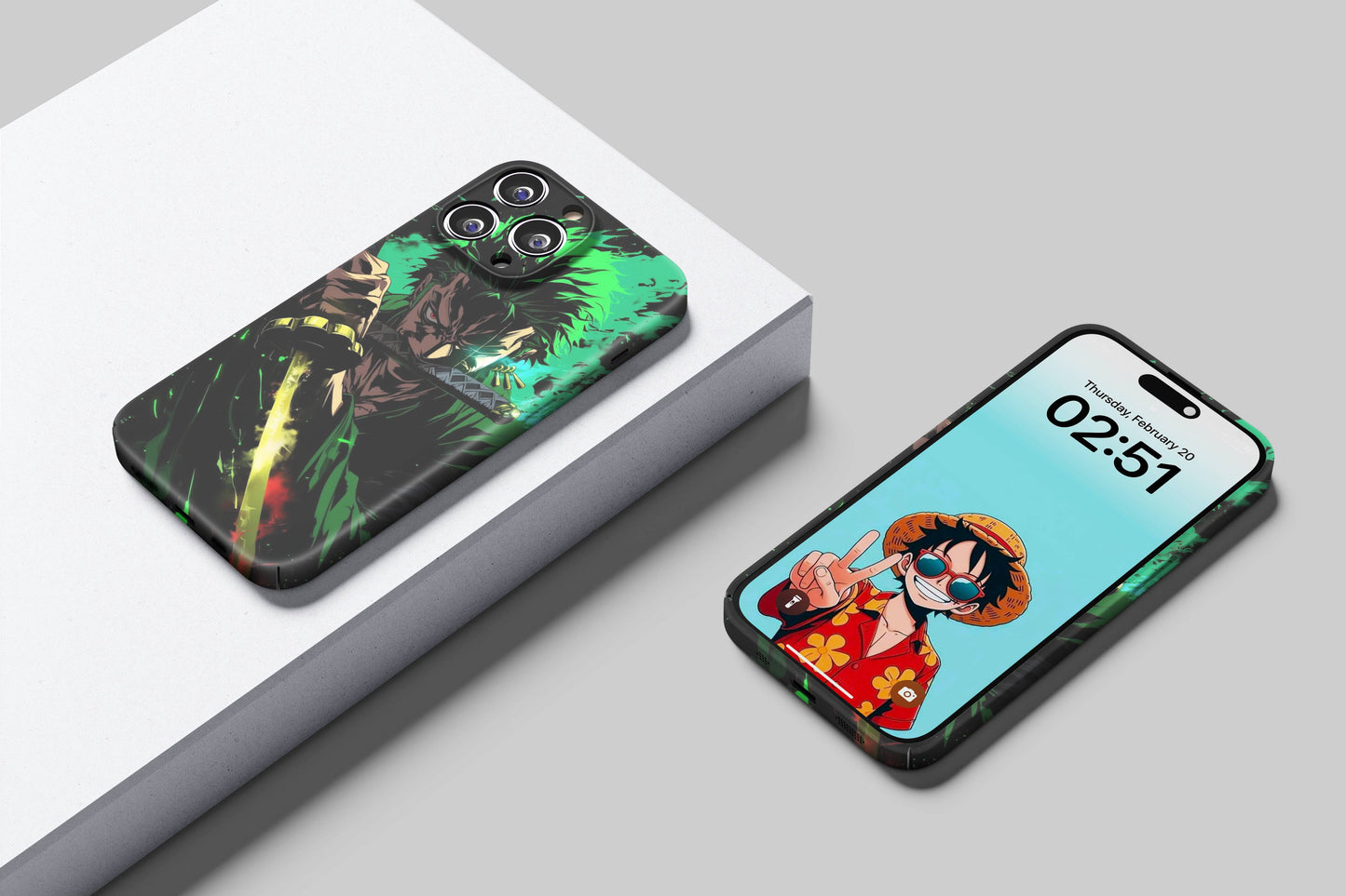 Zoro The Green Demon Of Wano | One Piece 3D Printed Anime Phone