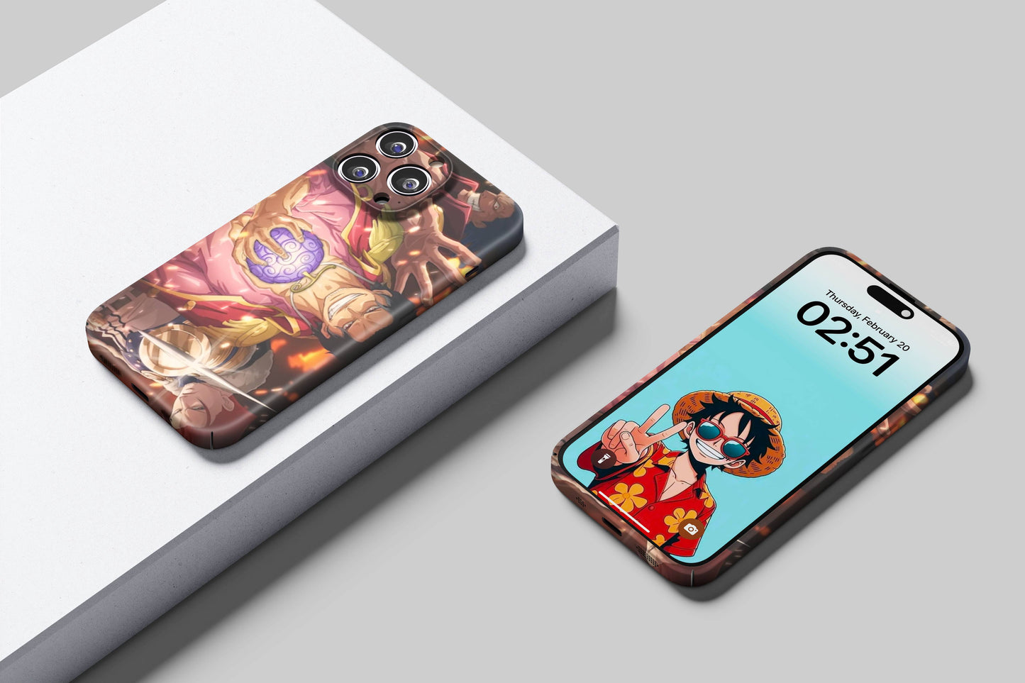 Roger, Rocks And Garling In God Valley | One Piece 3D Printed Anime Phone Case