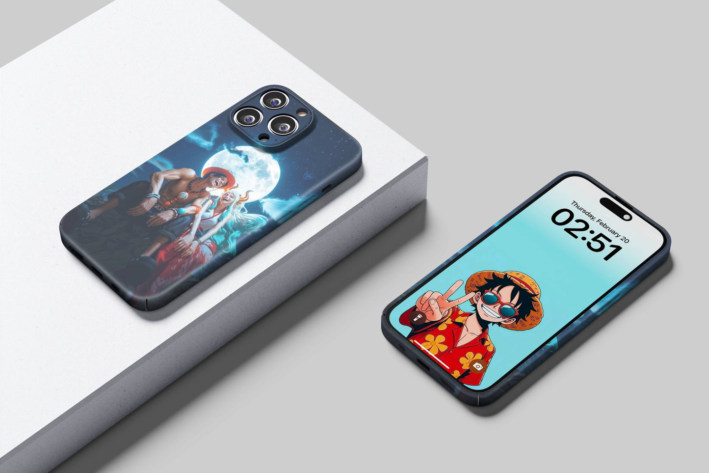 Ace & Yamato Eternal Friends | One Piece 3D Printed Anime Phone