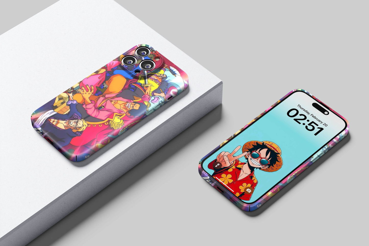Young Roger in God Valley | One Piece 3D Printed Anime Phone Case