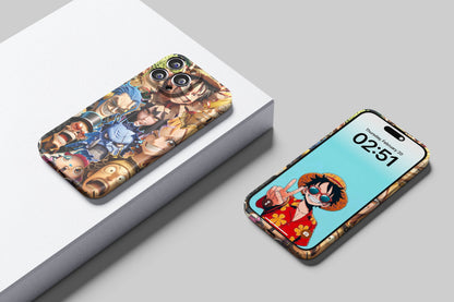 Legendary Straw Hats Pirates | One Piece 3D Printed Anime Phone Case