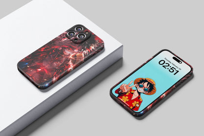 Luffy's Haki And Willpower | One Piece 3D Printed Anime Phone Case