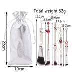 Naruto Gaara Anime Makeup Brush Set, Akatsuki Kunai Sharingan Cosmetic Brushes with Storage Bag