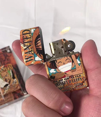 Luffy / Zoro Wanted Poster Kerosene Lighter