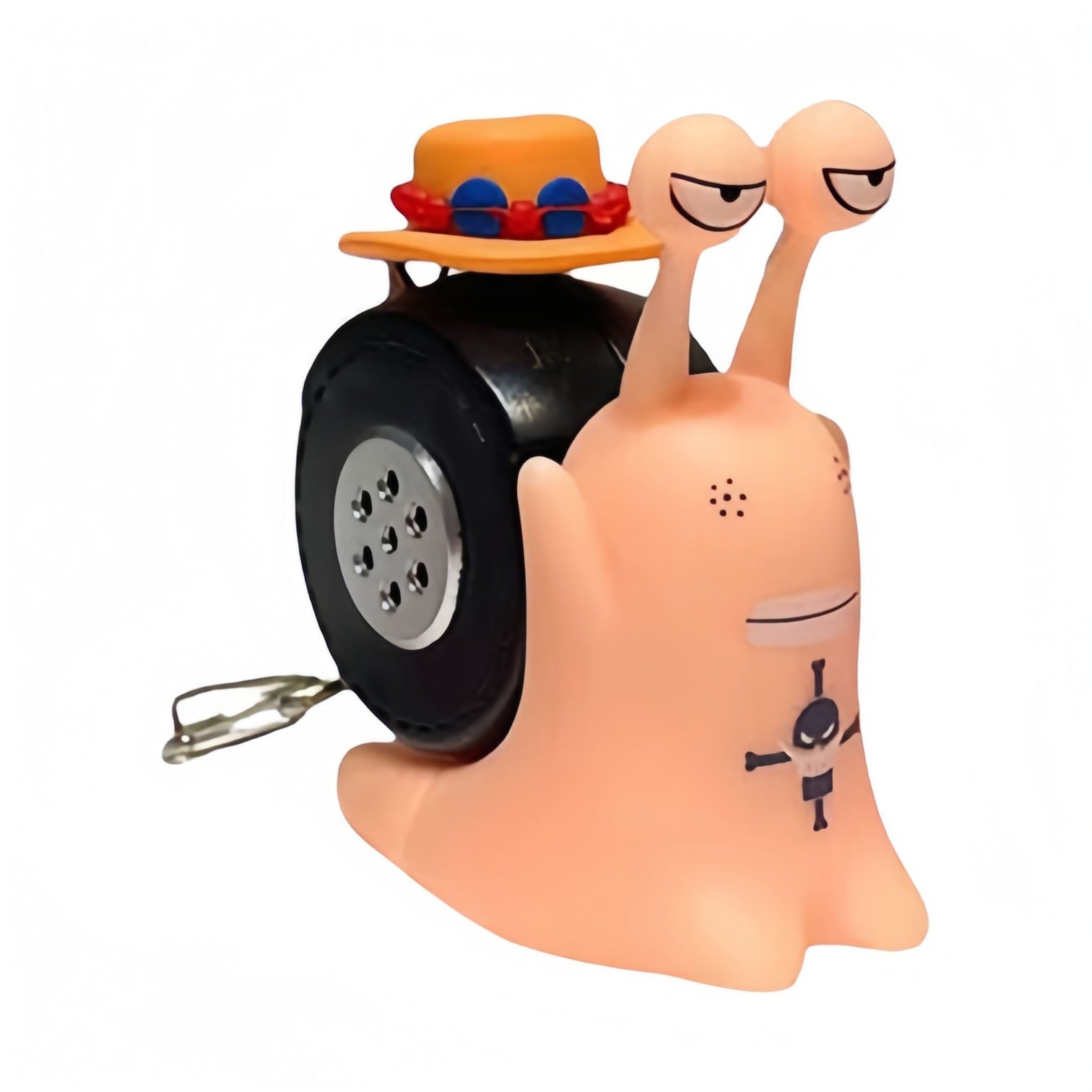 Porte-clés jouet sonore Den Den Mushi Luffy/Ace/Sabo, rétention sonore exclusive, plaisir d'accompagner