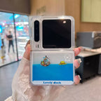 One Piece Thousand Sunny Liquid Quicksand Phone Case, Floating Straw Hat Pirates Design (iPhone 11-17 Pro Max)