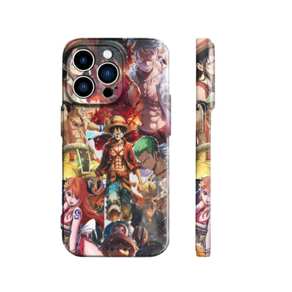 Luffy & Epic Journey Of The Straw Hats | One Piece 3D Printed Anime Phone Case