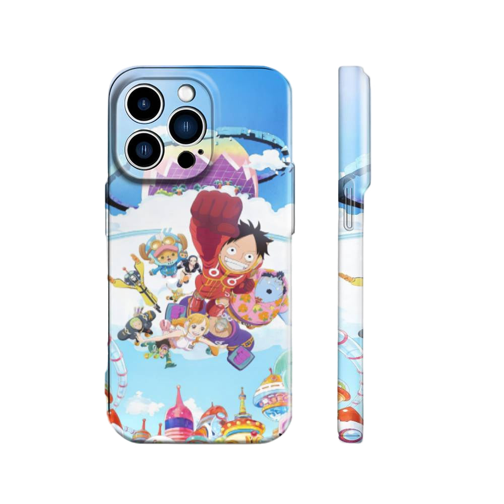 Luffy & Straw Hats In Egg Head Adventure | One Piece 3D Printed Anime Phone Case