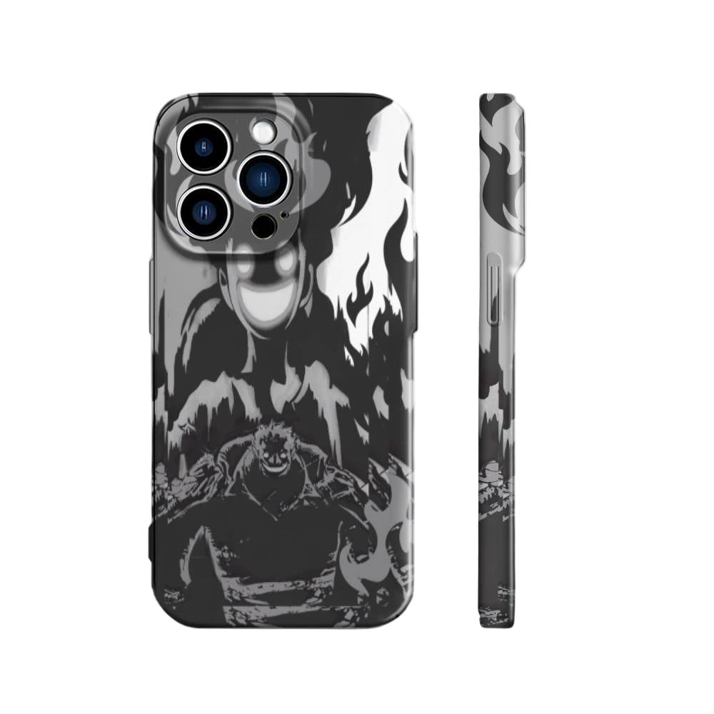 Luffy & Garp Same Blood Same Aura  | One Piece 3D Printed Anime Phone Case