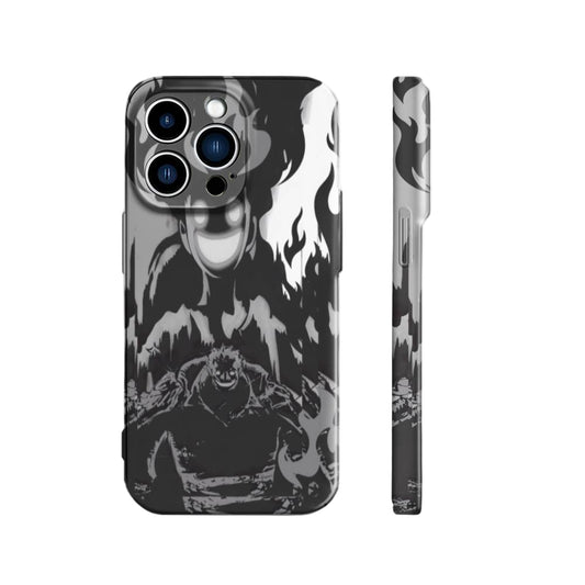 Luffy & Garp Same Blood Same Aura  | One Piece 3D Printed Anime Phone Case