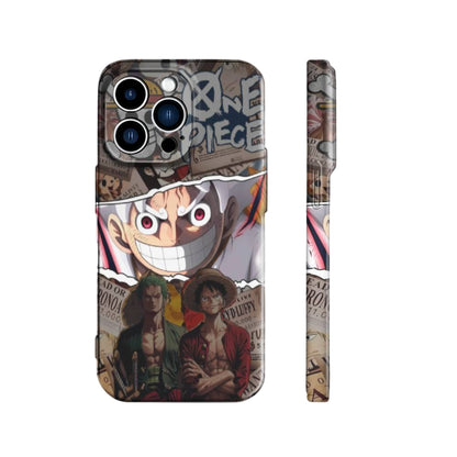 Luffy & Zoro Brothers Of The Sea | One Piece 3D Printed Anime Phone Case