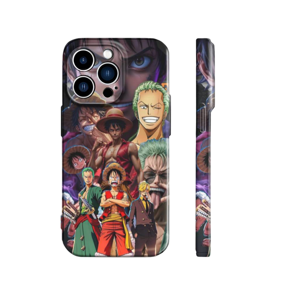 Luffy, Zoro & Sanji Heroes But Crazy | One Piece 3D Printed Anime Phone Case